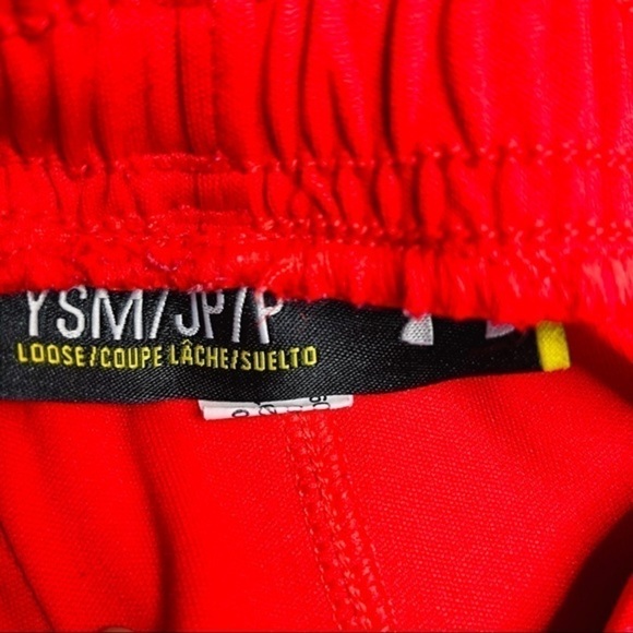 UNDER Armour Boys Red Basketball Shorts - Picture 7 of 10